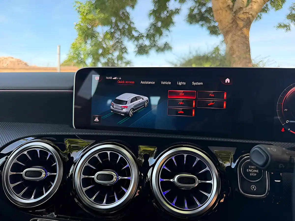 Used 2018 Mercedes-Benz a Class AMG Line (premium) Silver - Interior and Exterior details 4