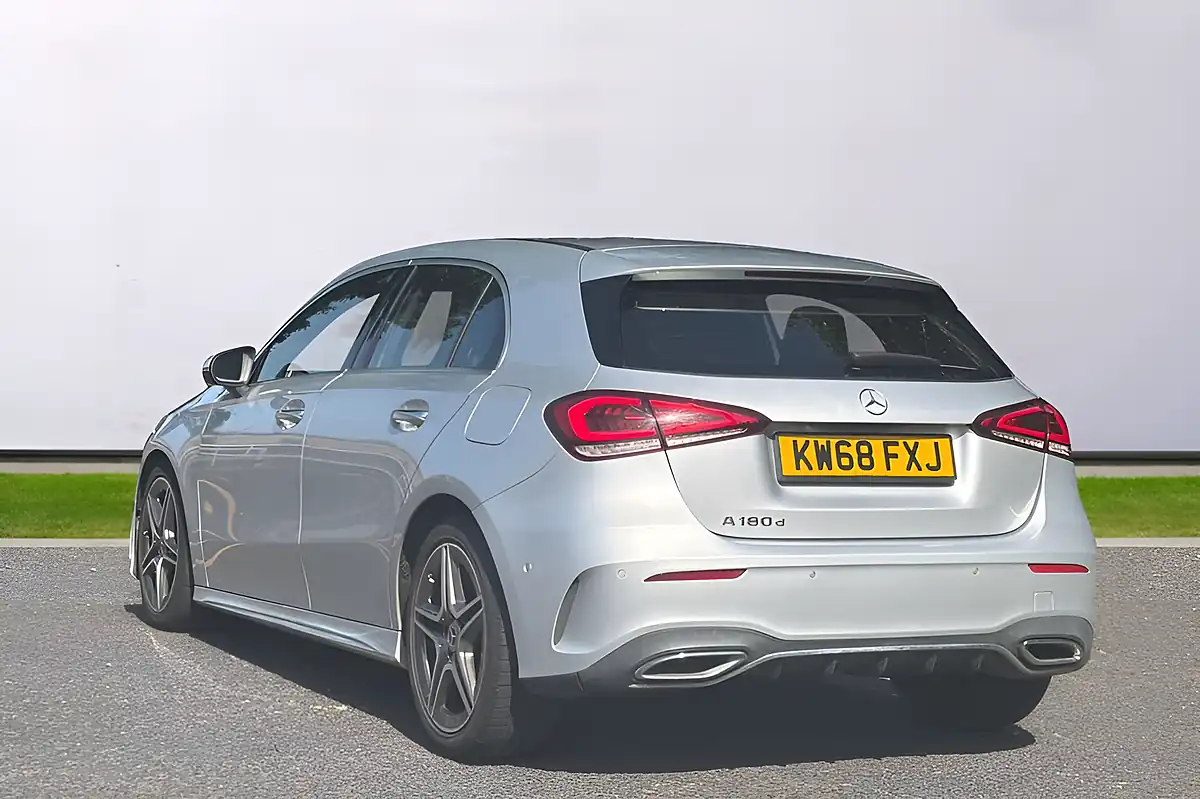 Used 2018 Mercedes-Benz a Class AMG Line (premium) Silver - Interior and Exterior details 7