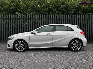 Used 2018 Mercedes-Benz a Class AMG Line (premium) Silver - Interior and Exterior details 3