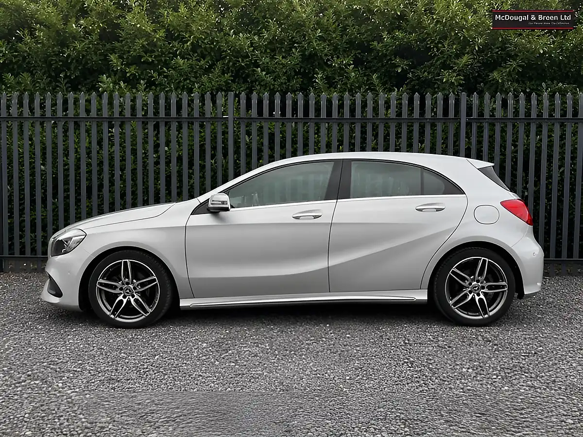 Used 2018 Mercedes-Benz a Class AMG Line (premium) Silver - Interior and Exterior details 3
