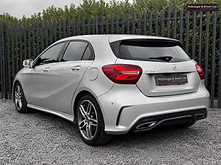 Used 2018 Mercedes-Benz a Class AMG Line (premium) Silver - Interior and Exterior details 4