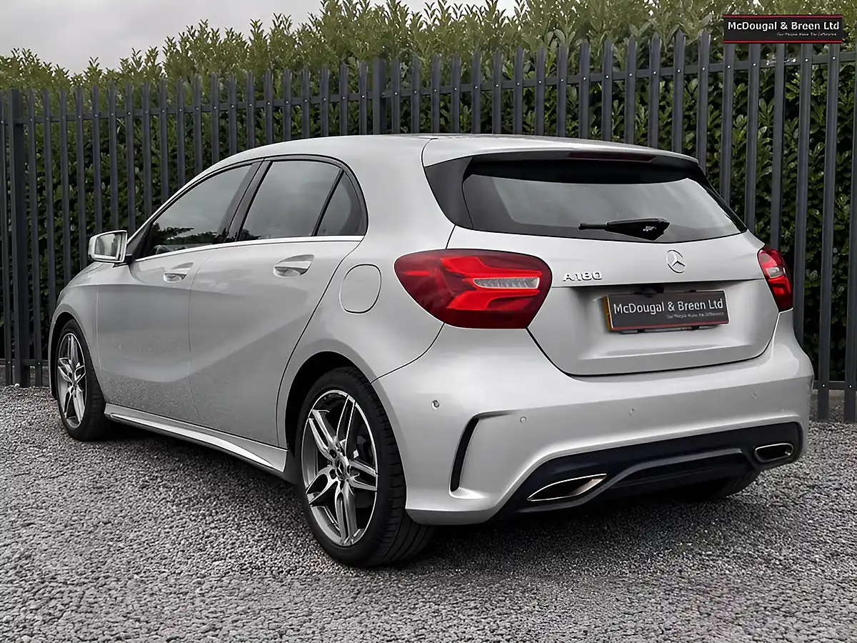 Used 2018 Mercedes-Benz a Class AMG Line (premium) Silver - Interior and Exterior details 4