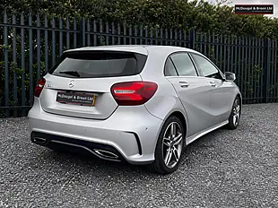 Used 2018 Mercedes-Benz a Class AMG Line (premium) Silver - Interior and Exterior details 6