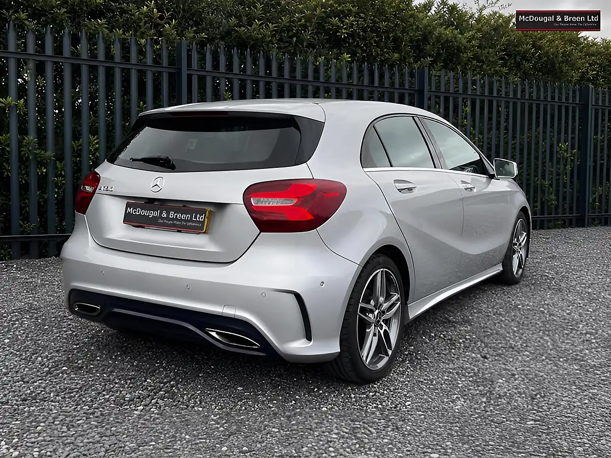 Used 2018 Mercedes-Benz a Class AMG Line (premium) Silver - Interior and Exterior details 6