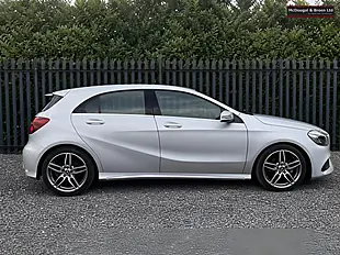Used 2018 Mercedes-Benz a Class AMG Line (premium) Silver - Interior and Exterior details 7