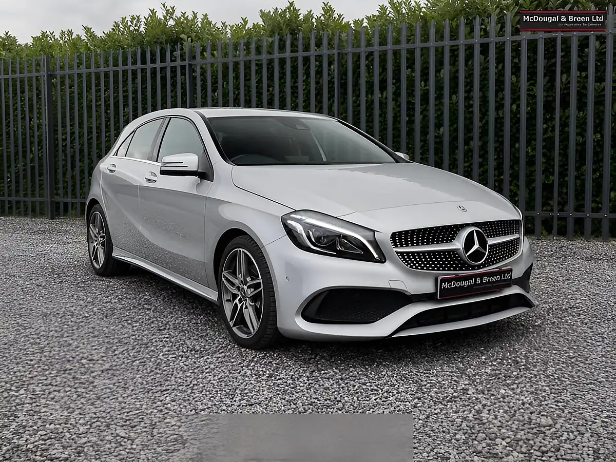 Used 2018 Mercedes-Benz a Class AMG Line (premium) Silver - Interior and Exterior details 8