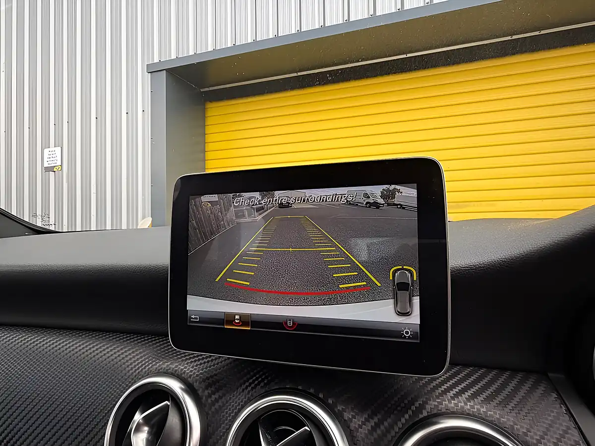 Used 2018 Mercedes-Benz a Class AMG Line (premium) White - Interior and Exterior details 11