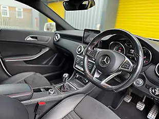 Used 2018 Mercedes-Benz a Class AMG Line (premium) White - Interior and Exterior details 16