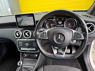 Used 2018 Mercedes-Benz a Class AMG Line (premium) White - Interior and Exterior details 2