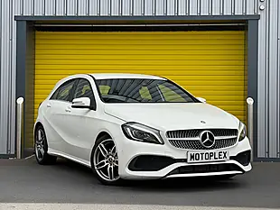 Used 2018 Mercedes-Benz a Class AMG Line (premium) White - Interior and Exterior details 3