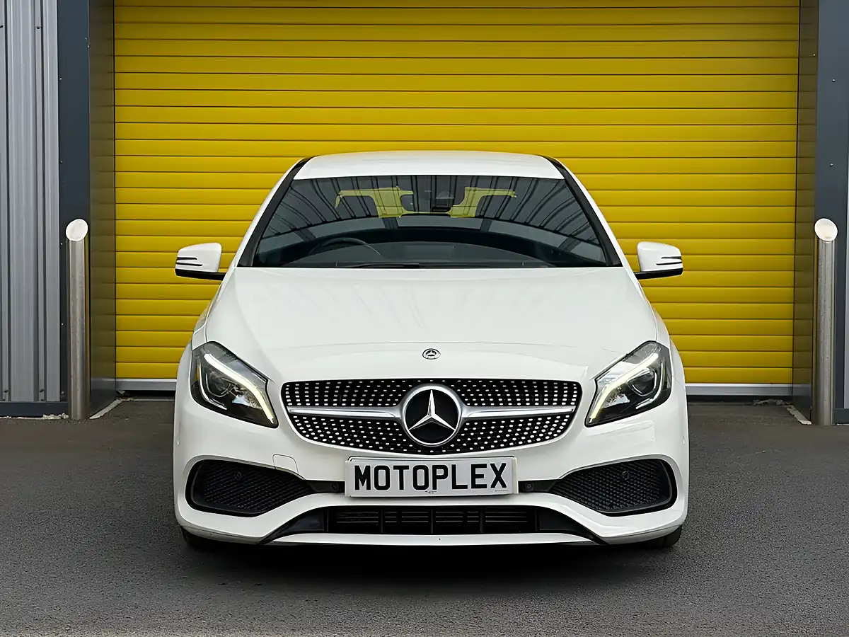 Used 2018 Mercedes-Benz a Class AMG Line (premium) White - Interior and Exterior details 4