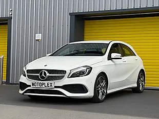 Used 2018 Mercedes-Benz a Class AMG Line (premium) White - Interior and Exterior details 5