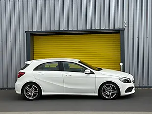 Used 2018 Mercedes-Benz a Class AMG Line (premium) White - Interior and Exterior details 6