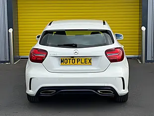 Used 2018 Mercedes-Benz a Class AMG Line (premium) White - Interior and Exterior details 8