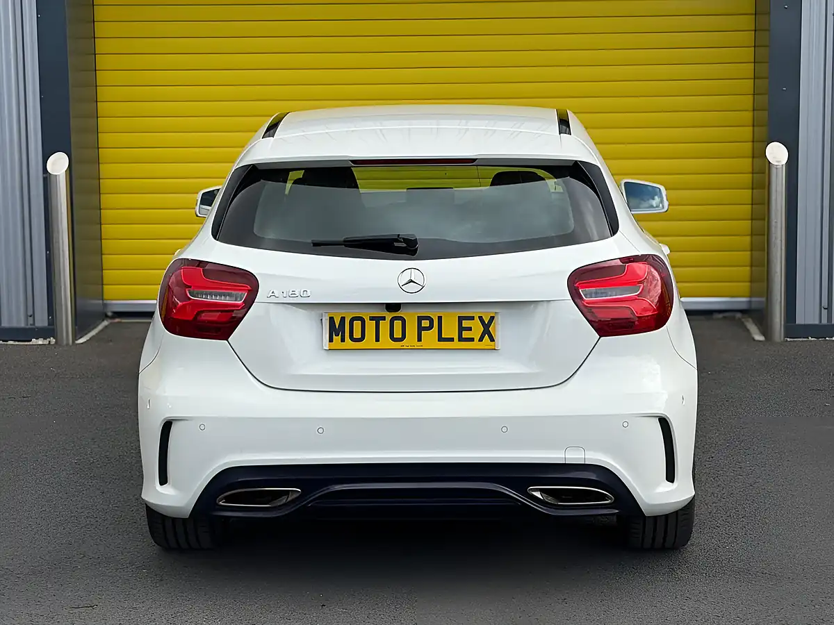 Used 2018 Mercedes-Benz a Class AMG Line (premium) White - Interior and Exterior details 8