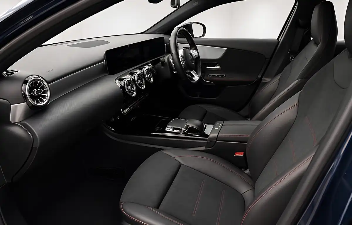 Used 2018 Mercedes-Benz a Class AMG Line (premium) White - Interior and Exterior details 11