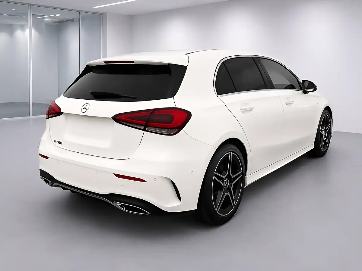 Used 2018 Mercedes-Benz a Class AMG Line (premium) White - Interior and Exterior details 2