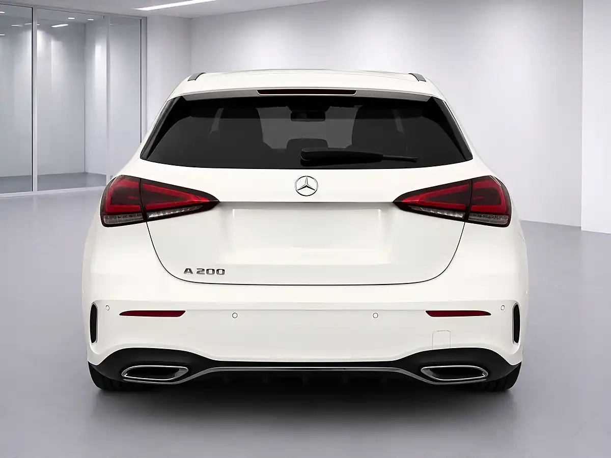 Used 2018 Mercedes-Benz a Class AMG Line (premium) White - Interior and Exterior details 3