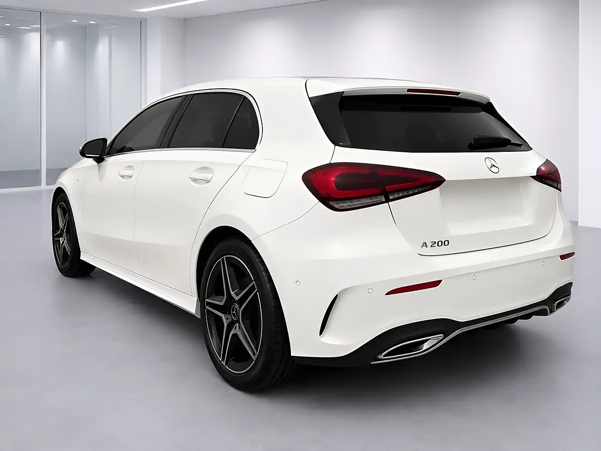 Used 2018 Mercedes-Benz a Class AMG Line (premium) White - Interior and Exterior details 4