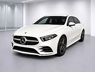 Used 2018 Mercedes-Benz a Class AMG Line (premium) White - Interior and Exterior details 5