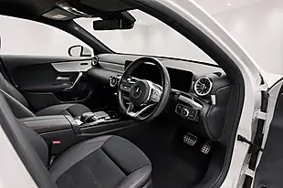 Used 2018 Mercedes-Benz a Class AMG Line (premium) White - Interior and Exterior details 7