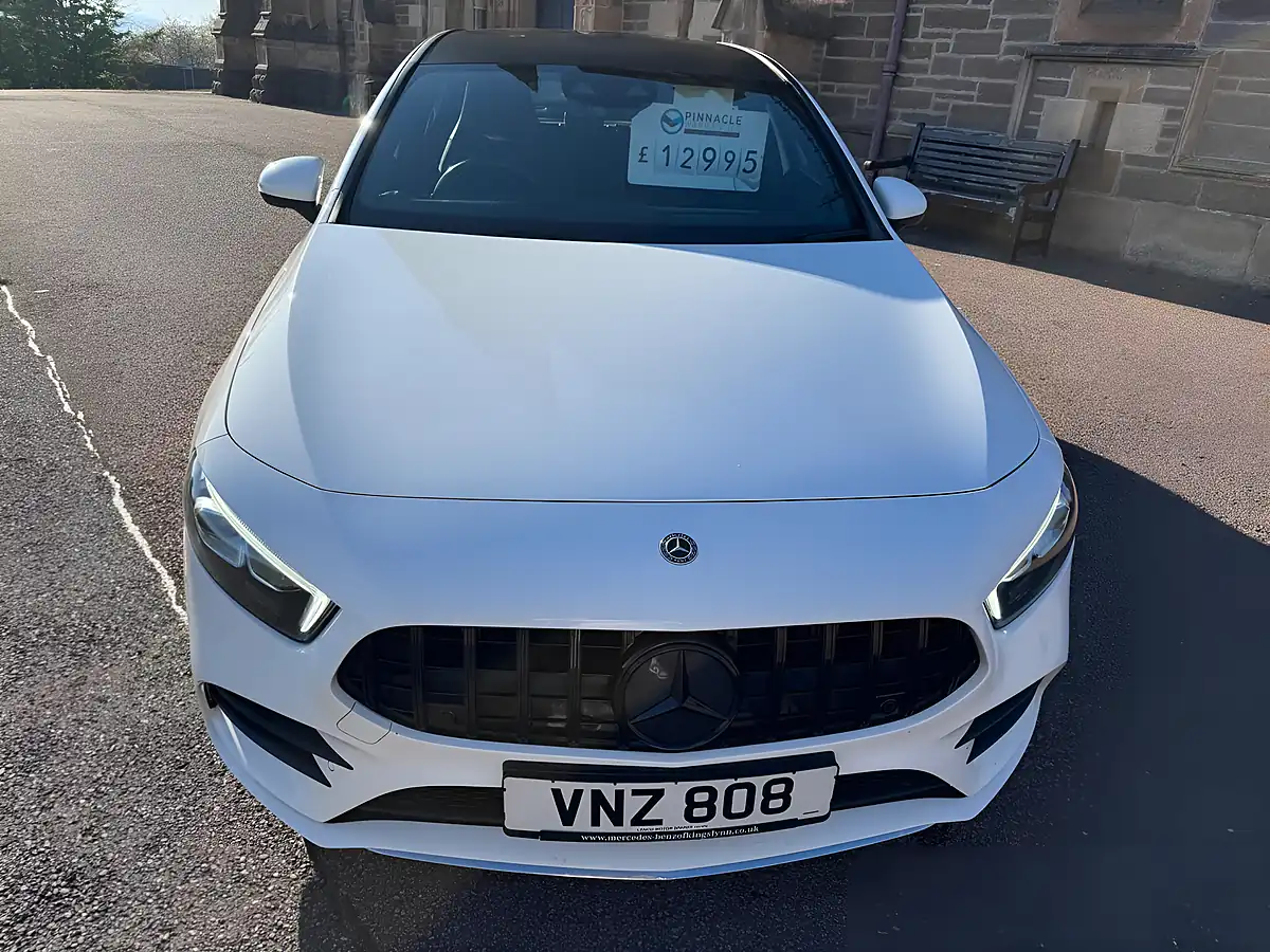Used 2018 Mercedes-Benz a Class AMG Line (premium) White - Interior and Exterior details 13