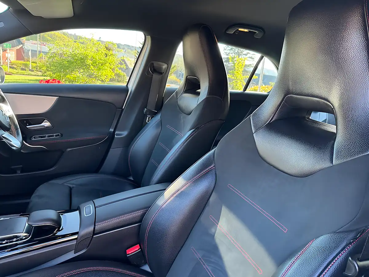 Used 2018 Mercedes-Benz a Class AMG Line (premium) White - Interior and Exterior details 17