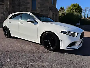 Used 2018 Mercedes-Benz a Class AMG Line (premium) White - Interior and Exterior details 2