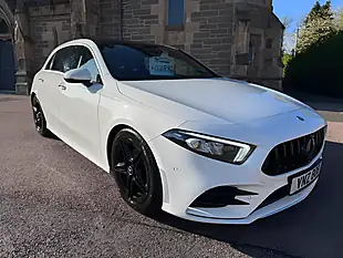 Used 2018 Mercedes-Benz a Class AMG Line (premium) White - Interior and Exterior details 5