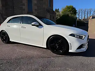 Used 2018 Mercedes-Benz a Class AMG Line (premium) White - Interior and Exterior details 8