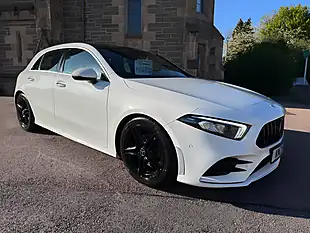 Used 2018 Mercedes-Benz a Class AMG Line (premium) White - Interior and Exterior details 9