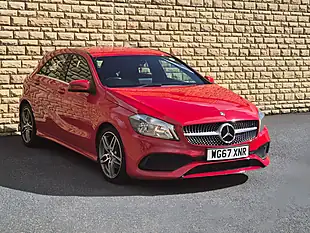 Used 2018 Mercedes-Benz a Class AMG Line Red - Interior and Exterior details 11