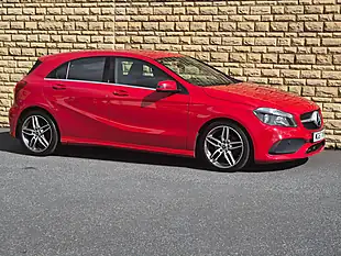 Used 2018 Mercedes-Benz a Class AMG Line Red - Interior and Exterior details 15
