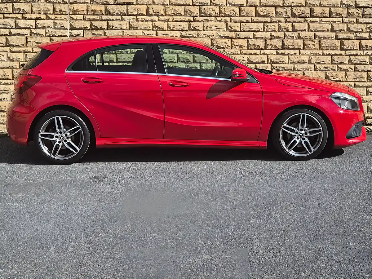 Used 2018 Mercedes-Benz a Class AMG Line Red - Interior and Exterior details 16