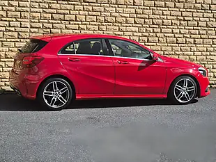 Used 2018 Mercedes-Benz a Class AMG Line Red - Interior and Exterior details 17