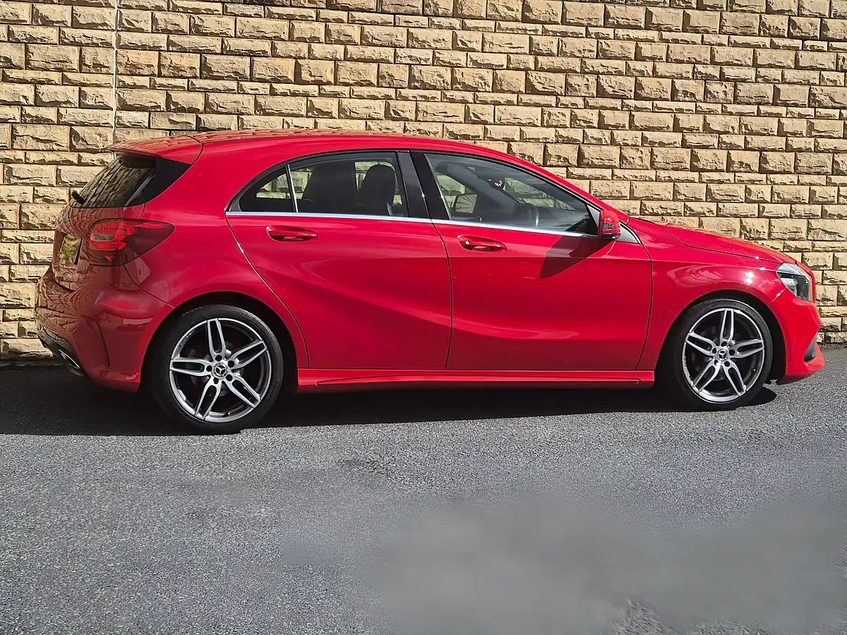 Used 2018 Mercedes-Benz a Class AMG Line Red - Interior and Exterior details 17