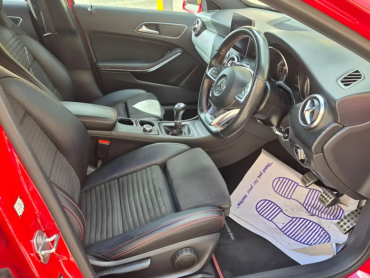 Used 2018 Mercedes-Benz a Class AMG Line Red - Interior and Exterior details 2