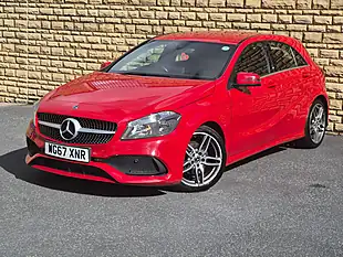 Used 2018 Mercedes-Benz a Class AMG Line Red - Interior and Exterior details 3