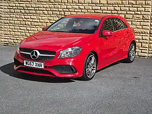 Used 2018 Mercedes-Benz a Class AMG Line Red - Interior and Exterior details 4