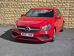 Used 2018 Mercedes-Benz a Class AMG Line Red - Interior and Exterior details 5