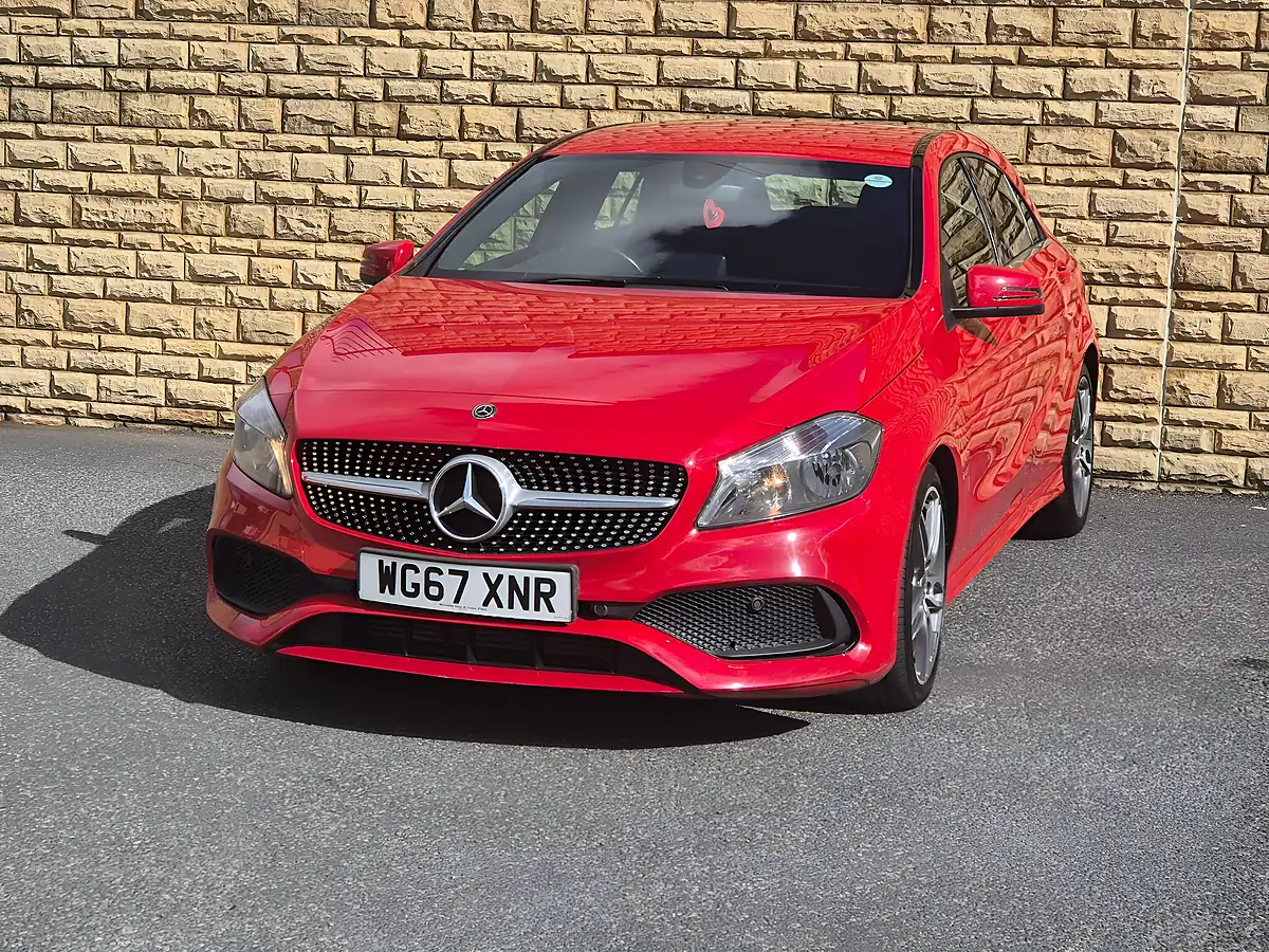 Used 2018 Mercedes-Benz a Class AMG Line Red - Interior and Exterior details 5
