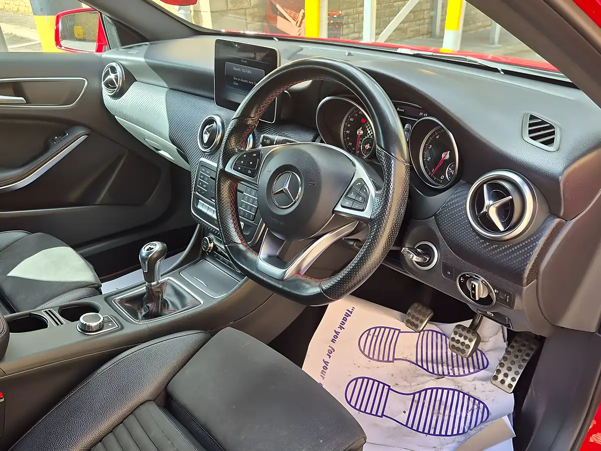 Used 2018 Mercedes-Benz a Class AMG Line Red - Interior and Exterior details 6