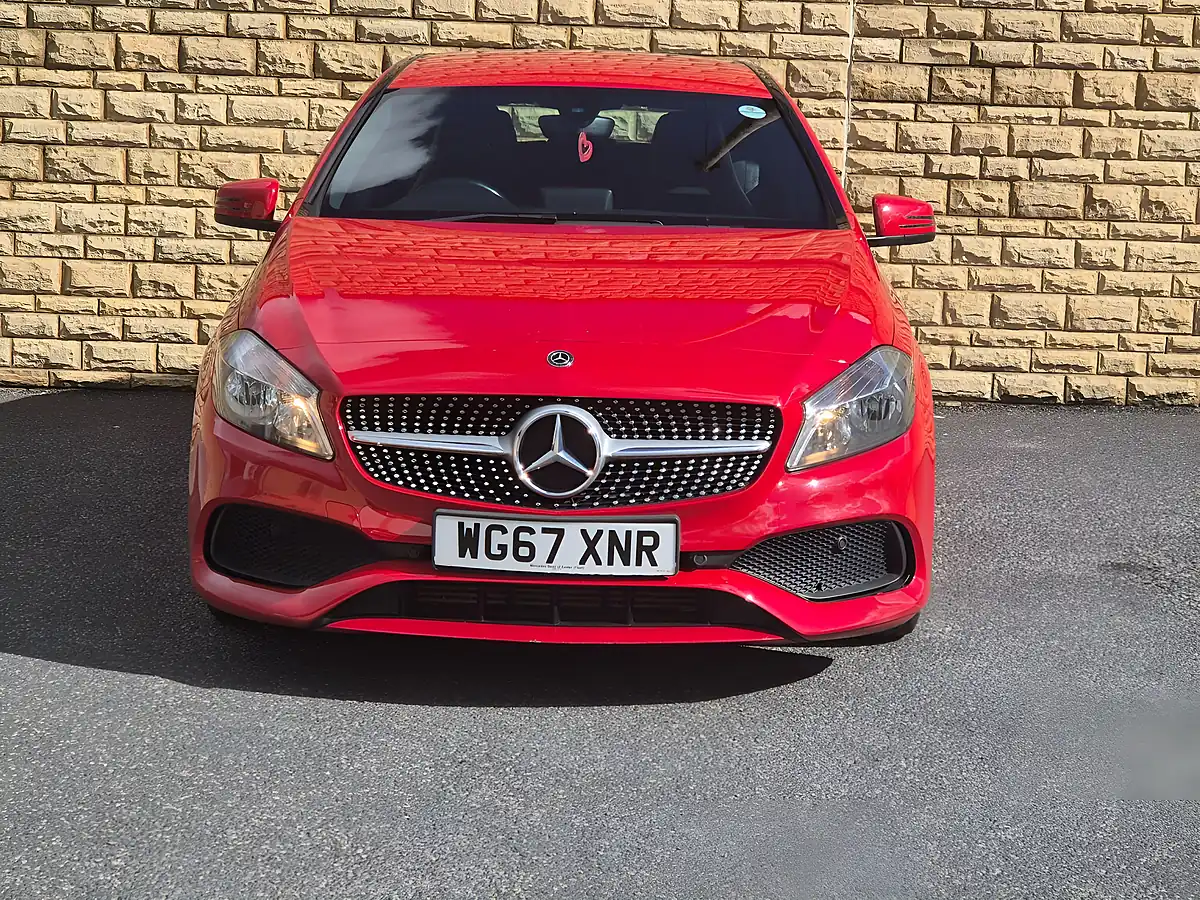 Used 2018 Mercedes-Benz a Class AMG Line Red - Interior and Exterior details 7