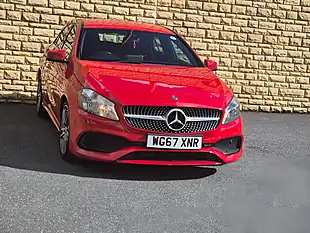 Used 2018 Mercedes-Benz a Class AMG Line Red - Interior and Exterior details 8