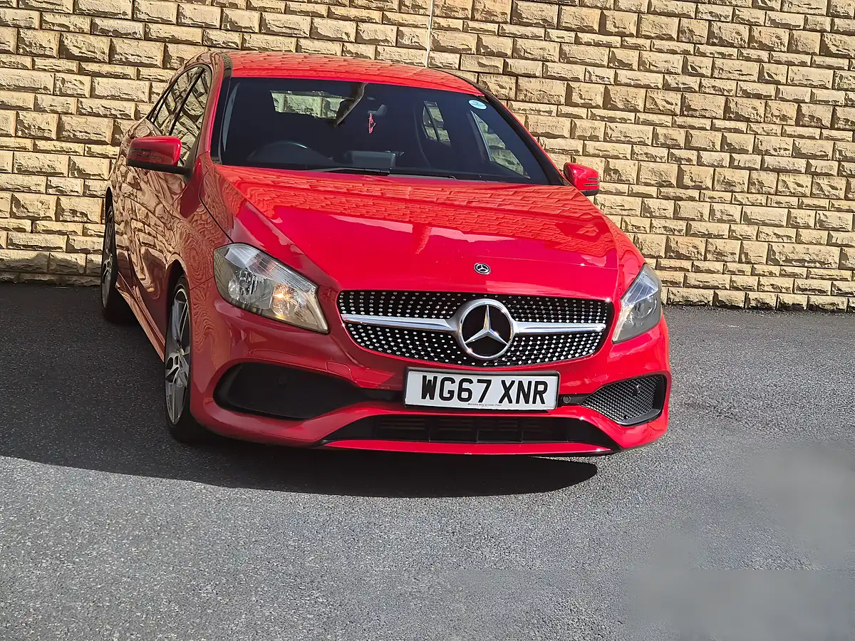 Used 2018 Mercedes-Benz a Class AMG Line Red - Interior and Exterior details 8