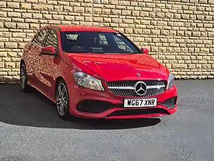 Used 2018 Mercedes-Benz a Class AMG Line Red - Interior and Exterior details 9