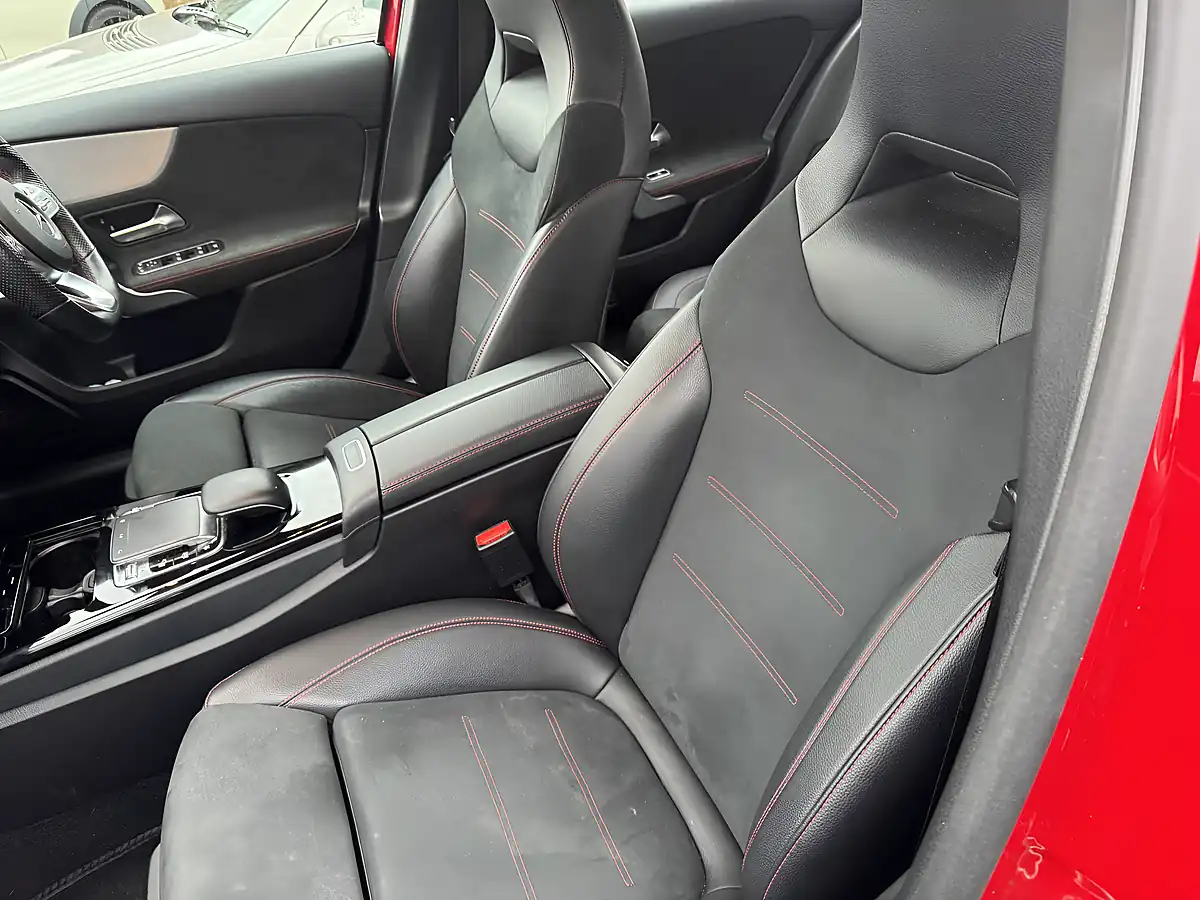 Used 2018 Mercedes-Benz a Class AMG Line Red - Interior and Exterior details 12