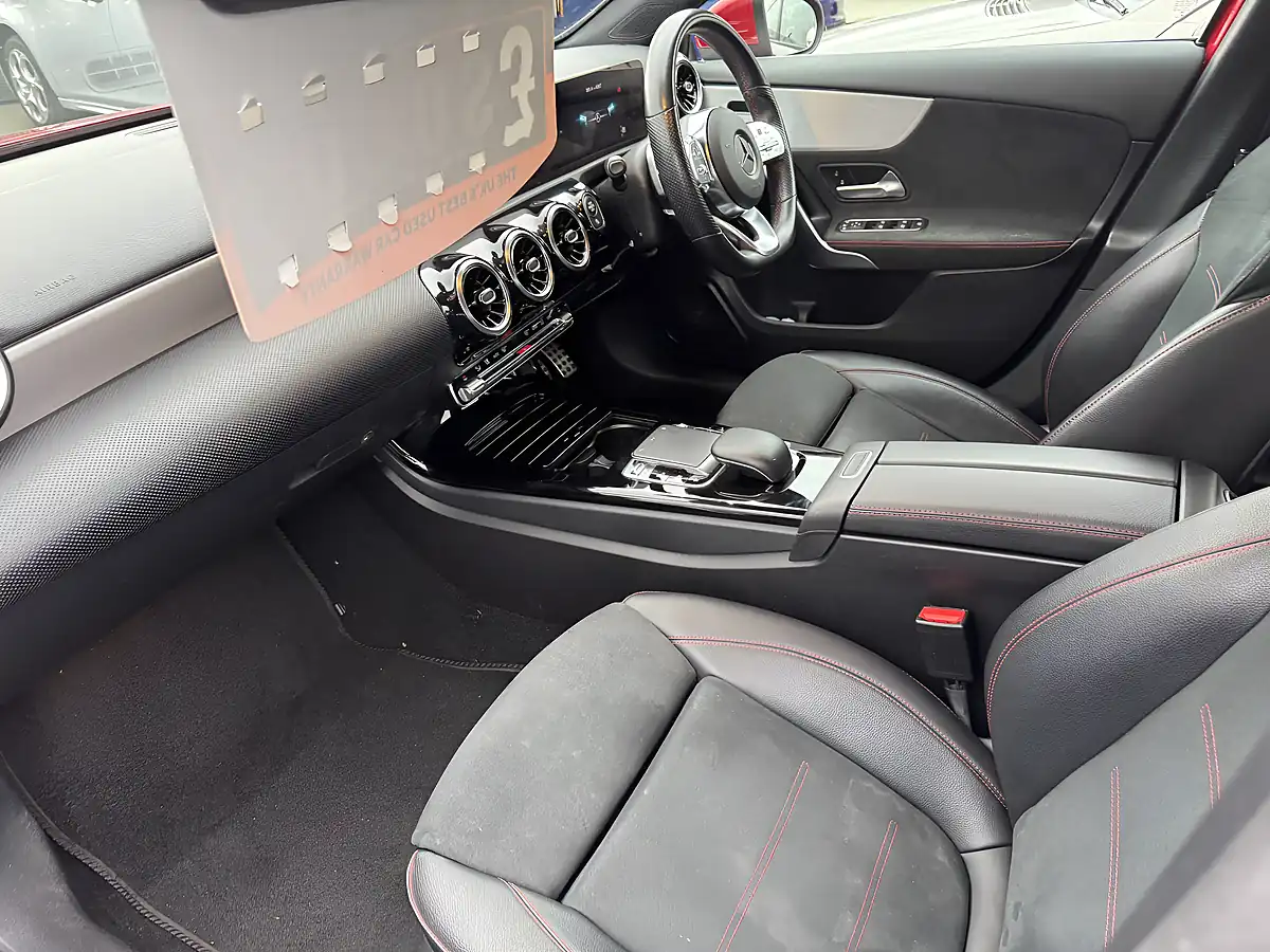 Used 2018 Mercedes-Benz a Class AMG Line Red - Interior and Exterior details 13