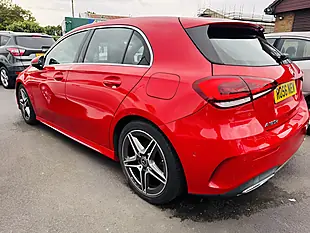 Used 2018 Mercedes-Benz a Class AMG Line Red - Interior and Exterior details 2