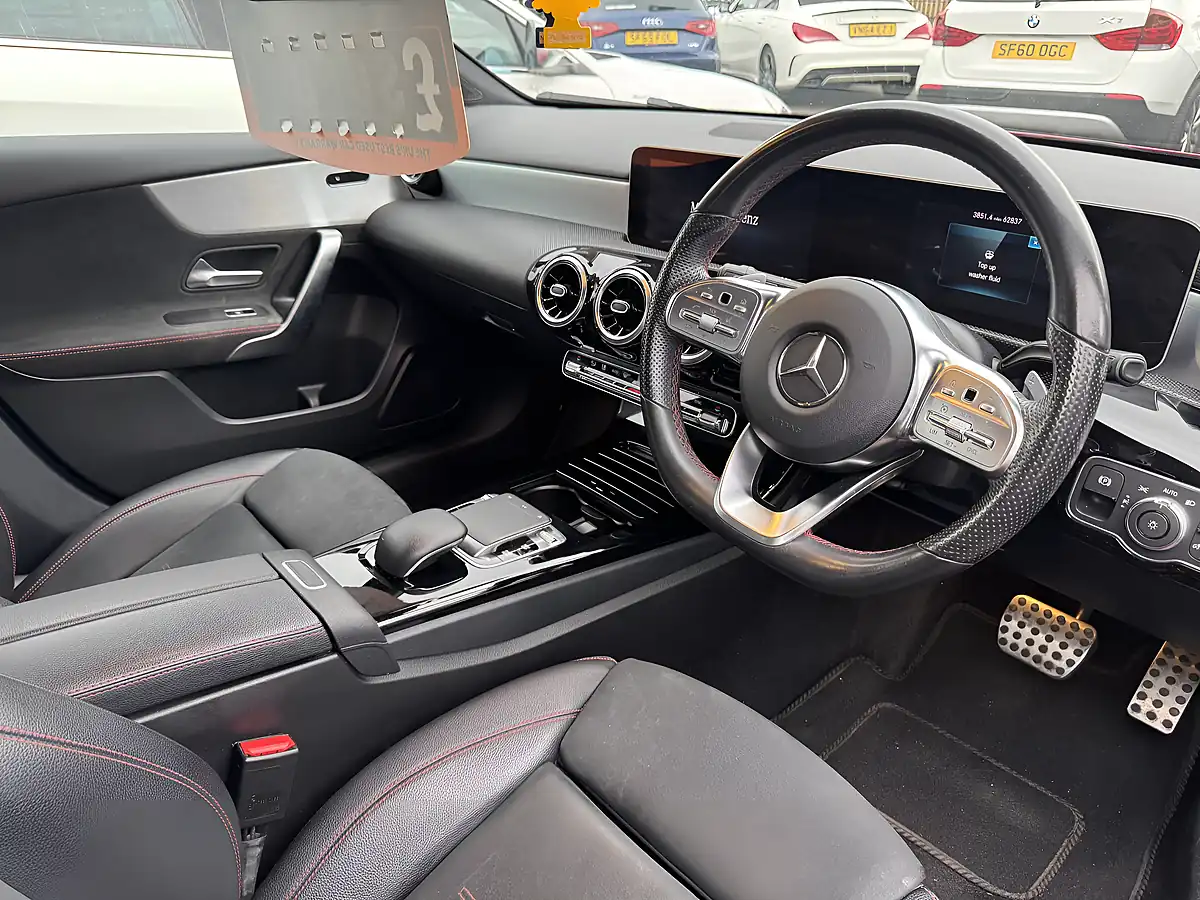 Used 2018 Mercedes-Benz a Class AMG Line Red - Interior and Exterior details 3
